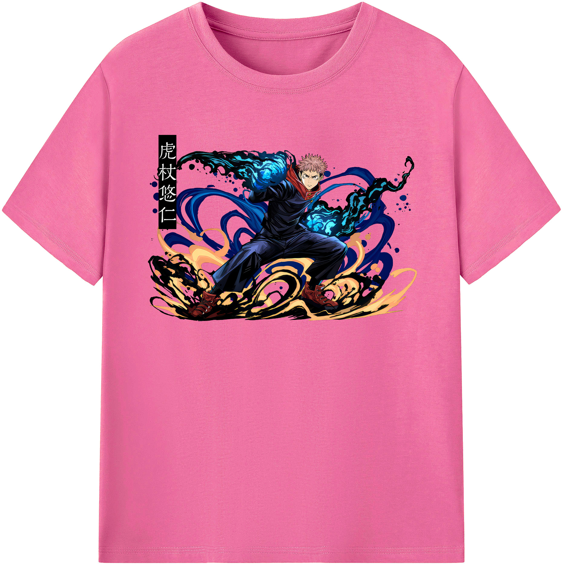 （画像用） 呪術廻戦 Jujutsu Kaisen レディースカジュアルプリントTシャツ（綿100％）